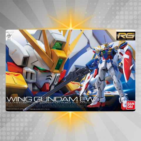 BANDAI Hobby RG 1/144 XXXG-01W Wing Gundam EW