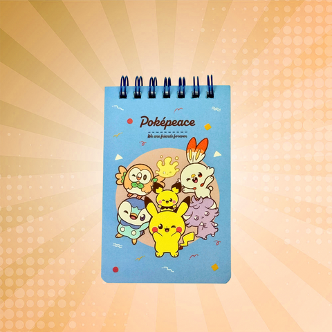 Pokémon Poképeace Mini Notebook - 4-Pack