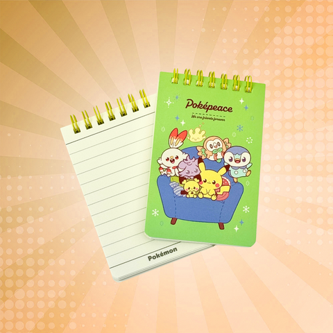 Pokémon Poképeace Mini Notebook - 4-Pack