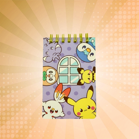 Pokémon Poképeace Mini Notebook - 4-Pack