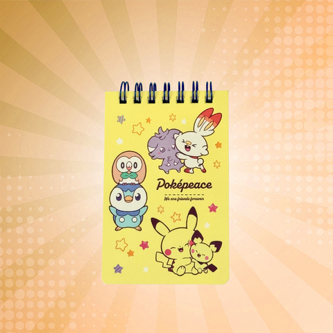 Pokémon Poképeace Mini Notebook - 4-Pack