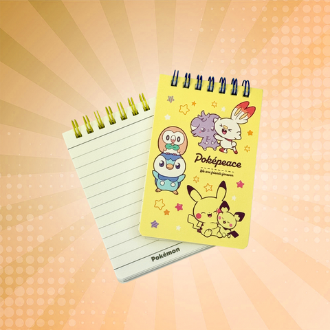 Pokémon Poképeace Mini Notebook - 4-Pack