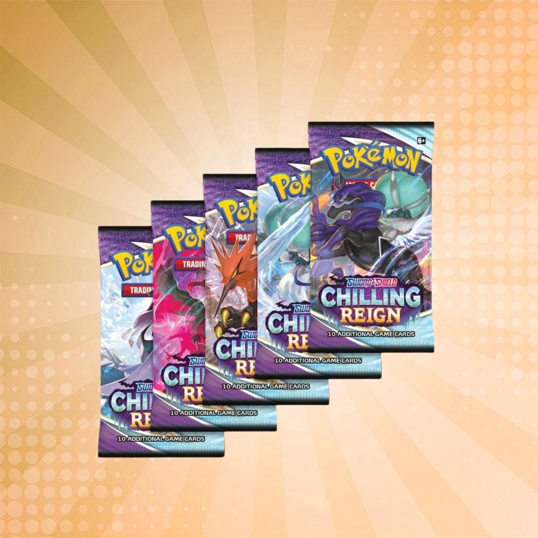 Pokémon TCG: Sword & Shield-Chilling Reign Booster Pack (10 Cards)