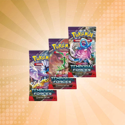 Pokémon TCG: Scarlet & Violet-Temporal Forces 3 Booster Packs & Cleffa Promo Card