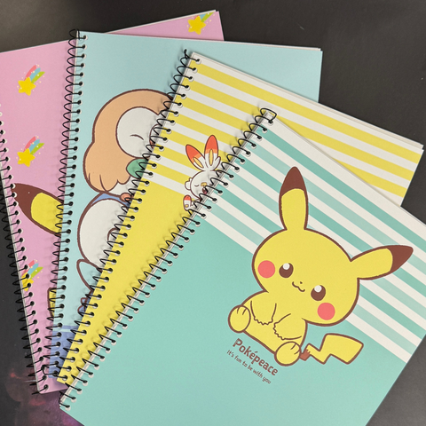 Pokémon Poképeace Blank Notebooks - 4-Pack