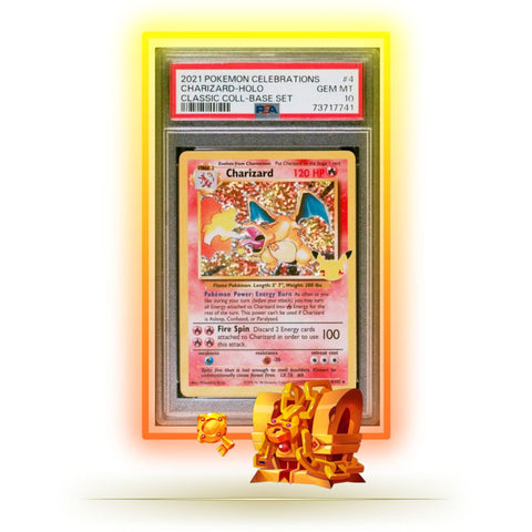 [1 :100 PokéKey] PSA 10 Charizard - Celebrations: Classic Collection (CCC)