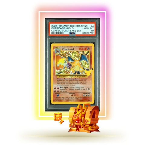 [1 :100 PokéKey] PSA 10 Charizard - Celebrations: Classic Collection (CCC)