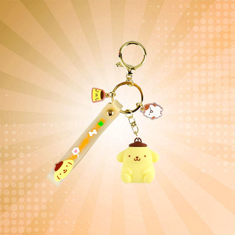 Sanrio Pompompurin Figure Keyring