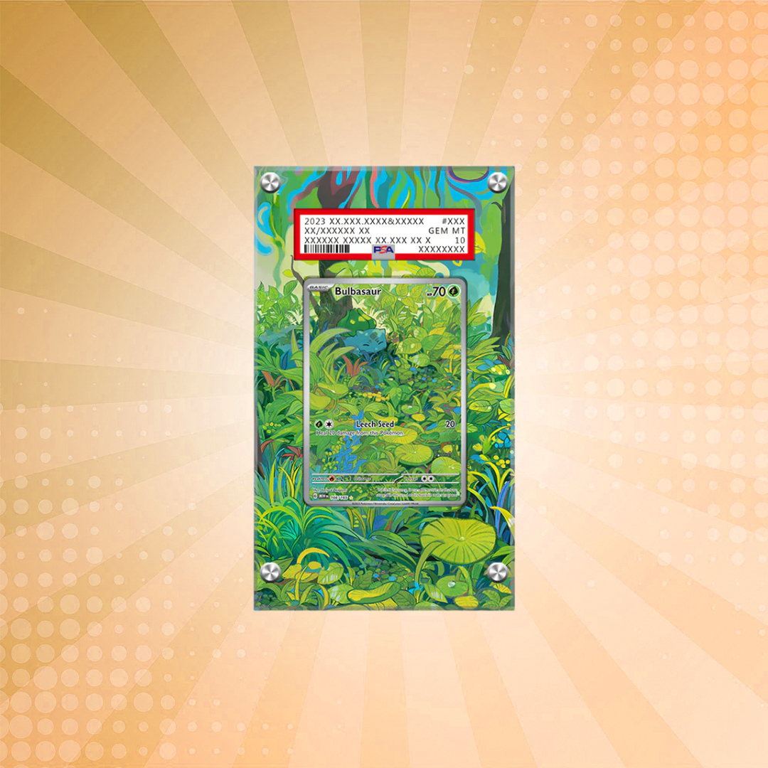 Bulbasaur 166/165 - Pokémon PSA Extended Artwork Protective Card Display Case