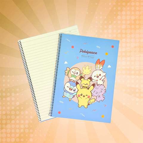 Pokémon Poképeace Lined Notebook - 4-Pack