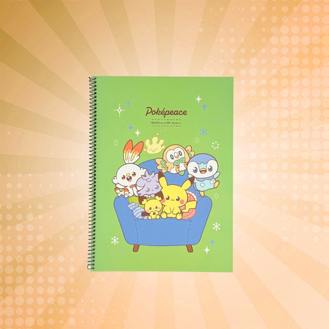 Pokémon Poképeace Lined Notebook - 4-Pack