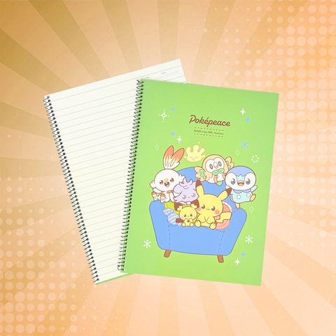 Pokémon Poképeace Lined Notebook - 4-Pack