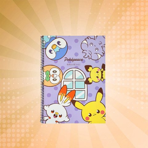 Pokémon Poképeace Lined Notebook - 4-Pack