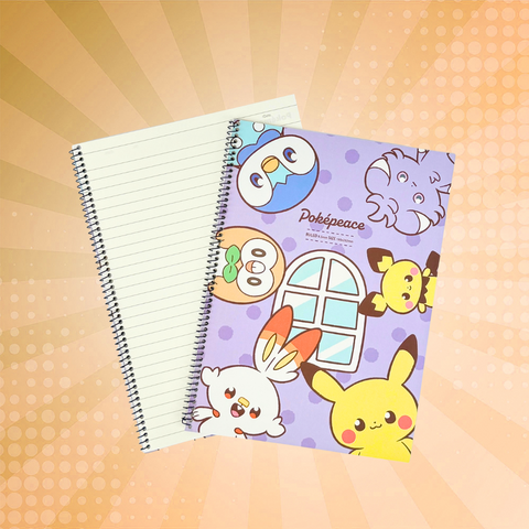 Pokémon Poképeace Lined Notebook - 4-Pack