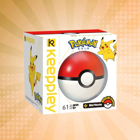 Keeppley Pokémon Ball Collection - Mini Pikachu Building Blocks Set