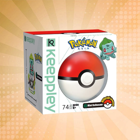 Keeppley Pokémon Ball Collection - Mini Bulbasaur Building Blocks Set