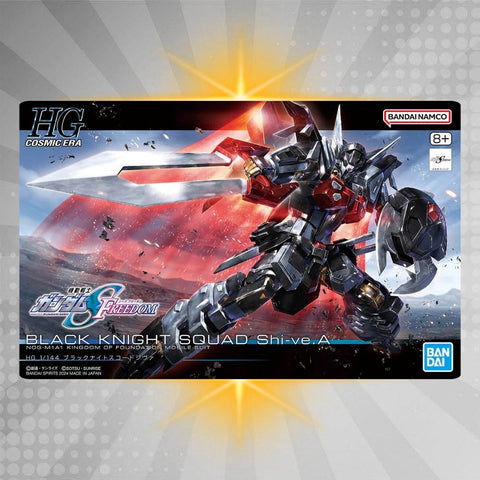 BANDAI Hobby HG 1/144 BLACK KNIGHT SQUAD Shi-ve.A