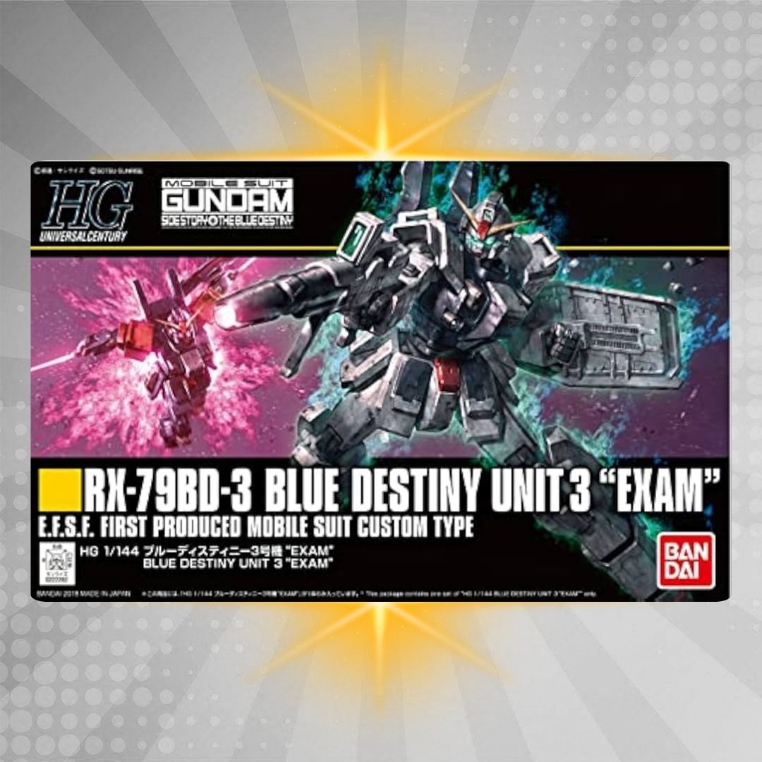 BANDAI Hobby HGUC 1/144 Blue Destiny Unit 3 Exam