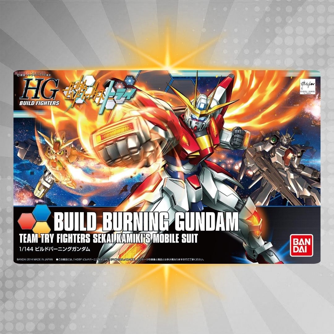 BANDAI Hobby HGBF 1/144 Build Burning Gundam