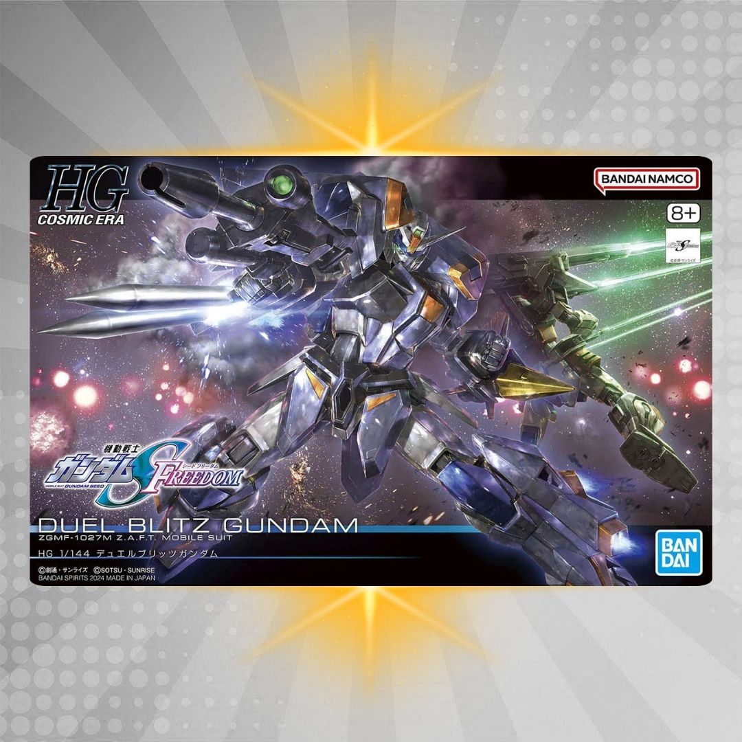 BANDAI Hobby HG 1/144 DUEL BLITZ GUNDAM HG 1/144 GUNDAM SEED FREEDOM