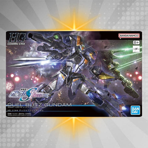 BANDAI Hobby HG 1/144 DUEL BLITZ GUNDAM HG 1/144 GUNDAM SEED FREEDOM