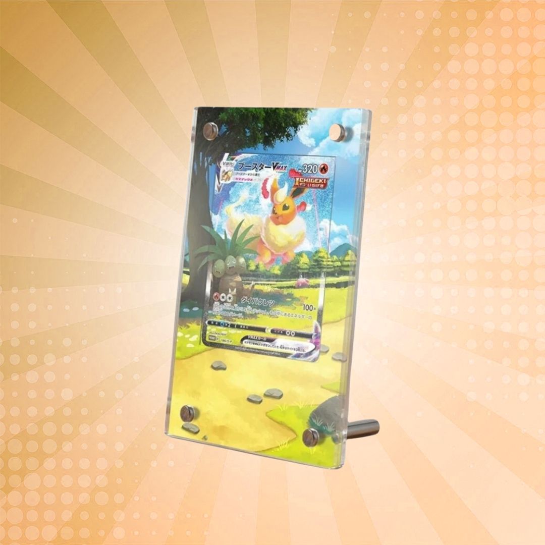 Flareon VMAX SWSH180 Pokémon Extended Artwork Protective Card Display Case