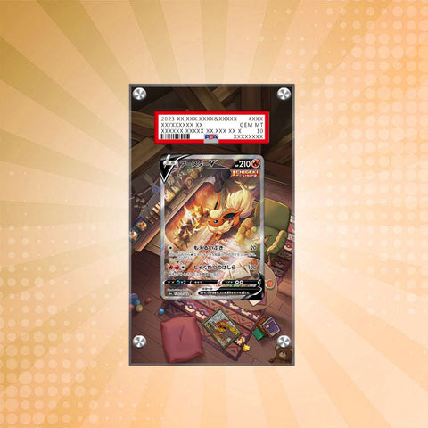 Flareon V SWSH179 Pokémon Extended PSA Artwork Protective Card Display Case