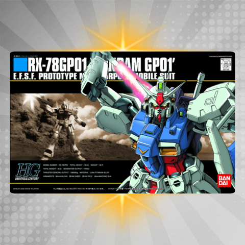 BANDAI Hobby HGUC 1/144 #13 GP01 Gundam