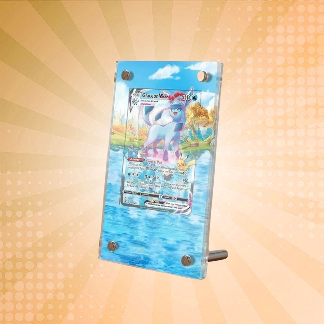 Glaceon VMAX 209/203 Pokémon Extended Artwork Protective Card Display Case