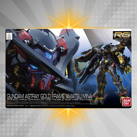 BANDAI Hobby RG 1/144 Gundam Astray Gold Frame Amatsu Mina