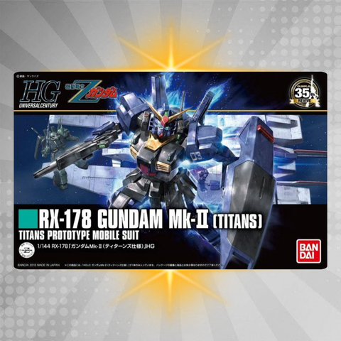 BANDAI Hobby 1/144 HGUC RX-178 Gundam MK-II (TITANS)