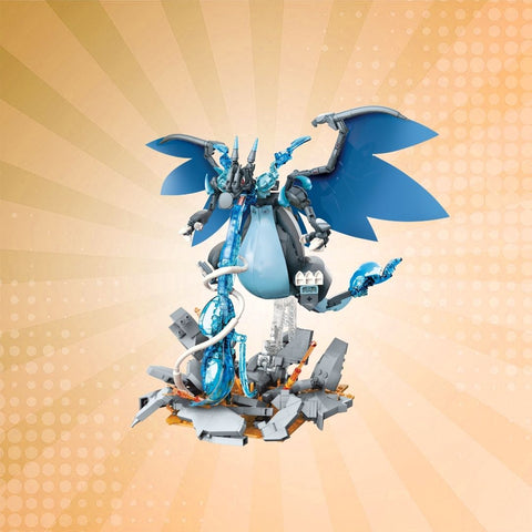 Keeppley Pokémon Mega Charizard X Building Blocks Set