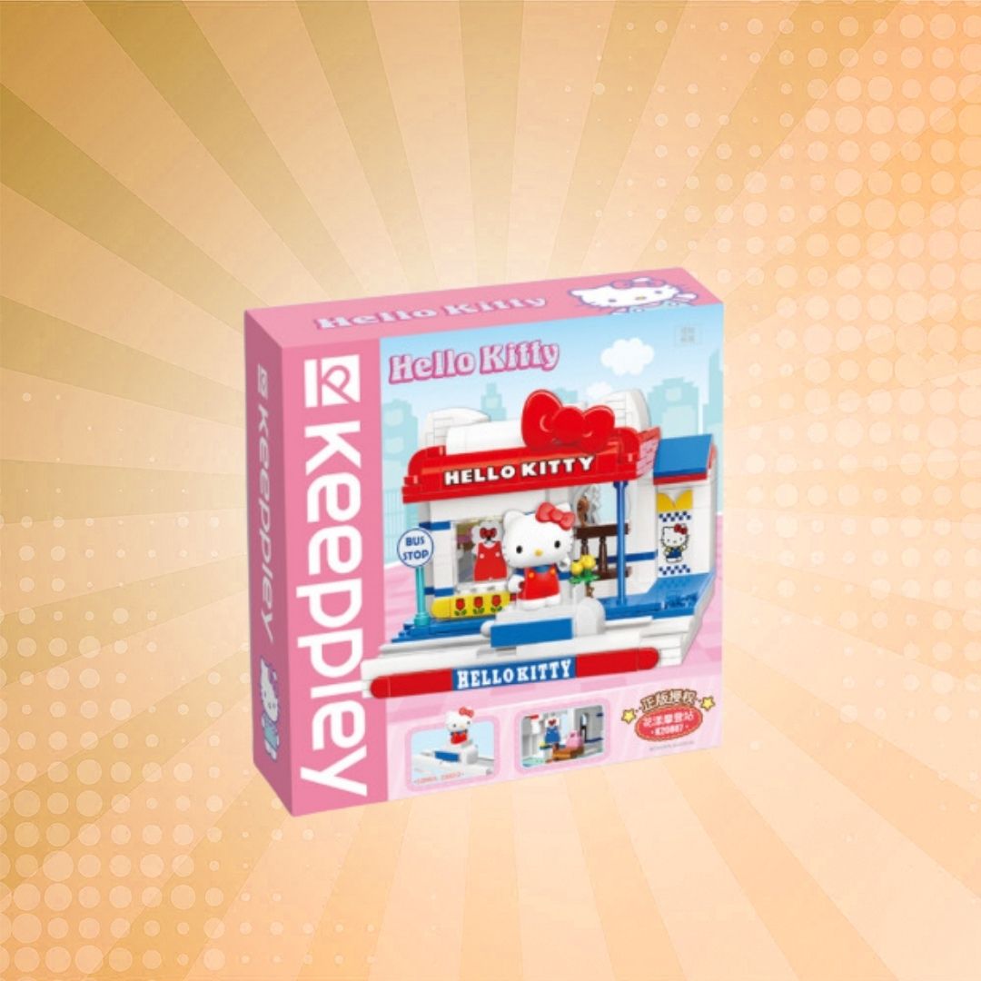 Keeppley Sanrio Street Scene Series - Hello Kitty Modern Fashion Shop Building Blocks Set