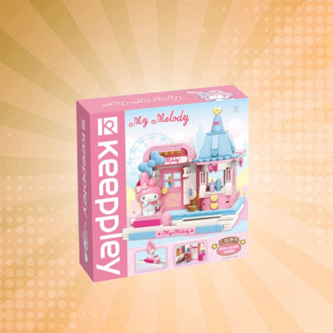 Keeppley Sanrio Street Scene Series - My Melody Sweet Ice Cream House Building Blocks Set