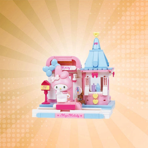 Keeppley Sanrio Street Scene Series - My Melody Sweet Ice Cream House Building Blocks Set