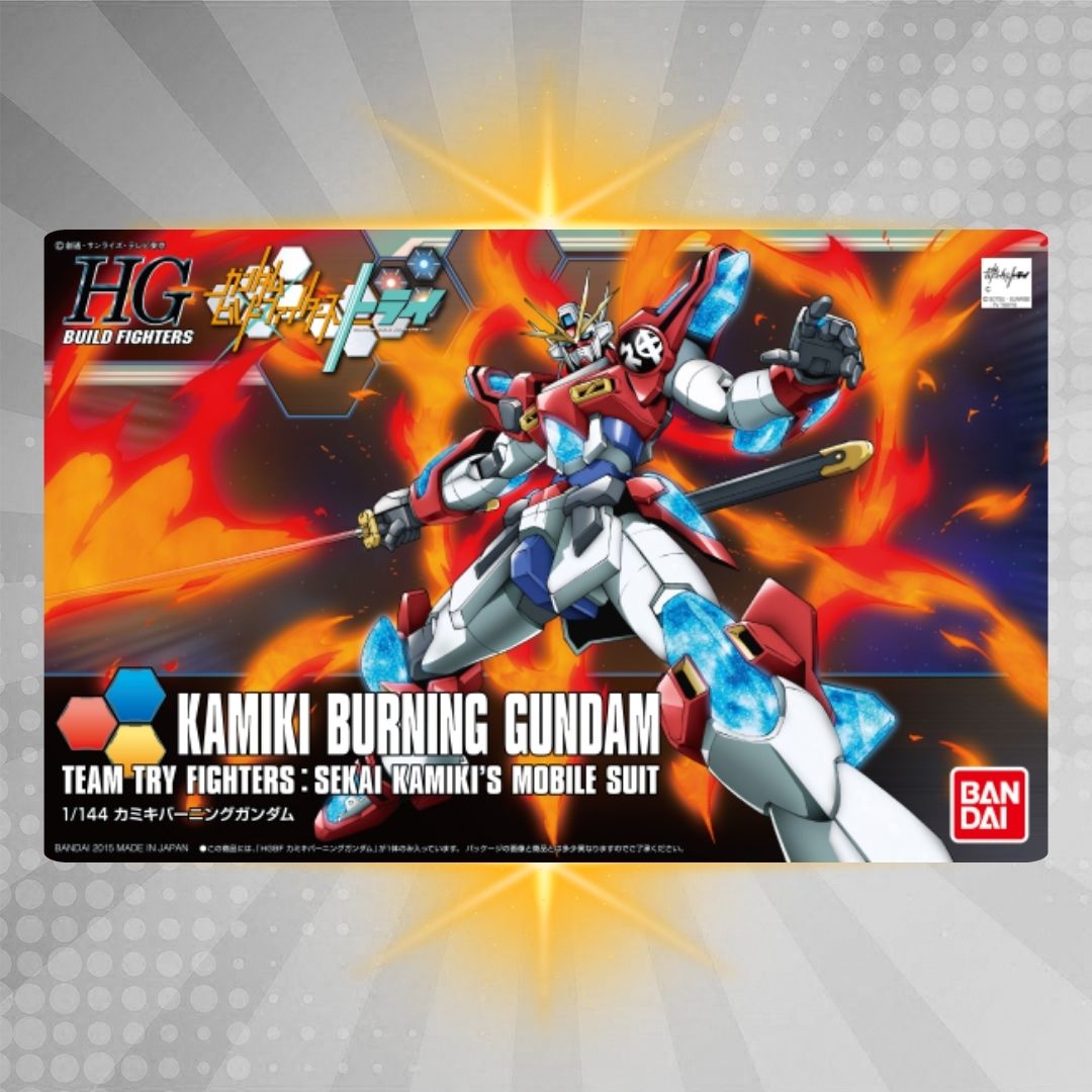 BANDAI Hobby HGBF 1/144 Kamiki Burning Gundam