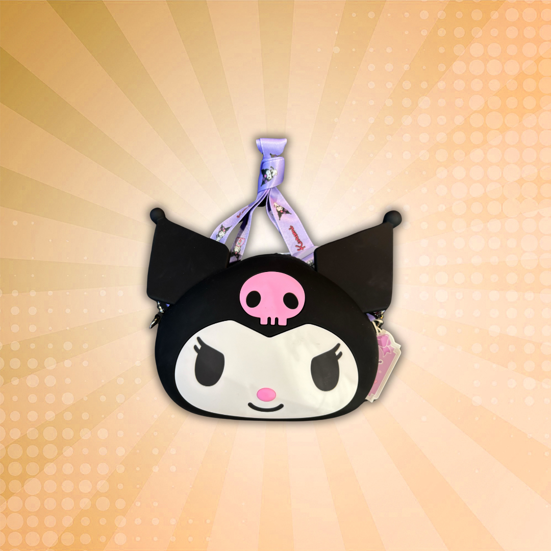 Sanrio: Kuromi Face Cross Body Bag