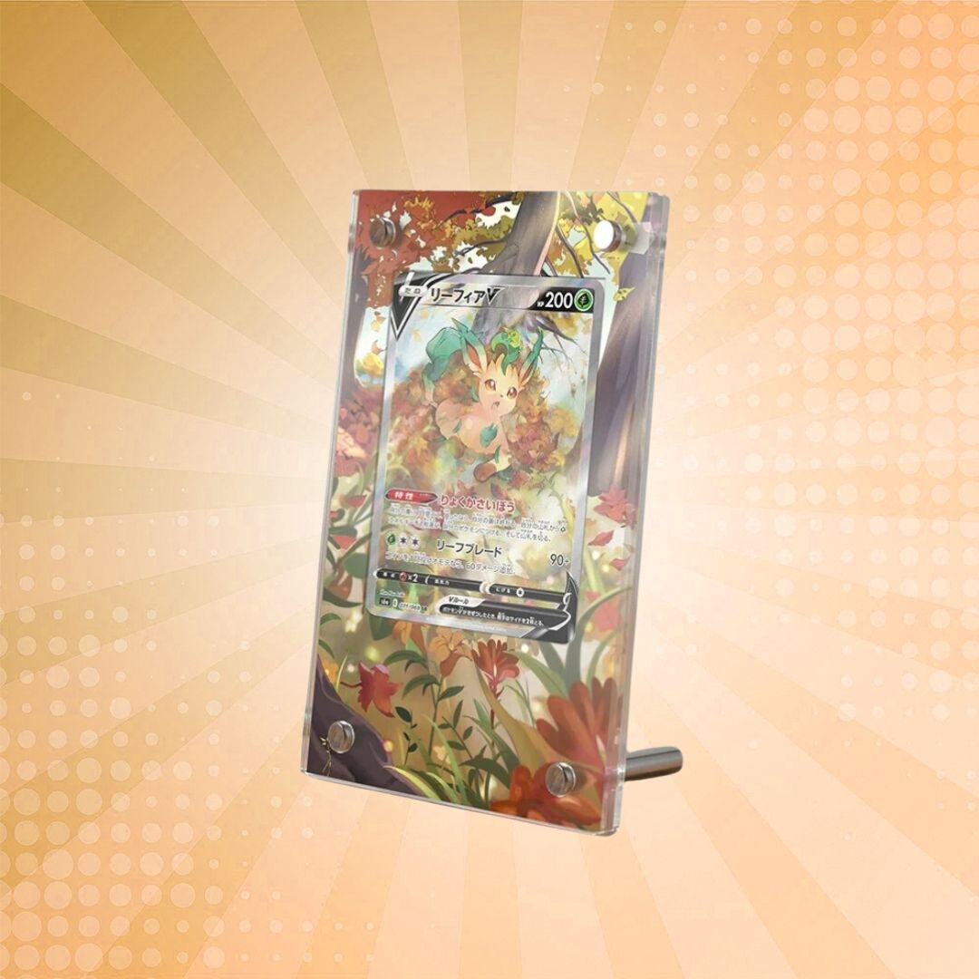 Leafeon V 167/203 Pokémon Extended Artwork Protective Card Display Case