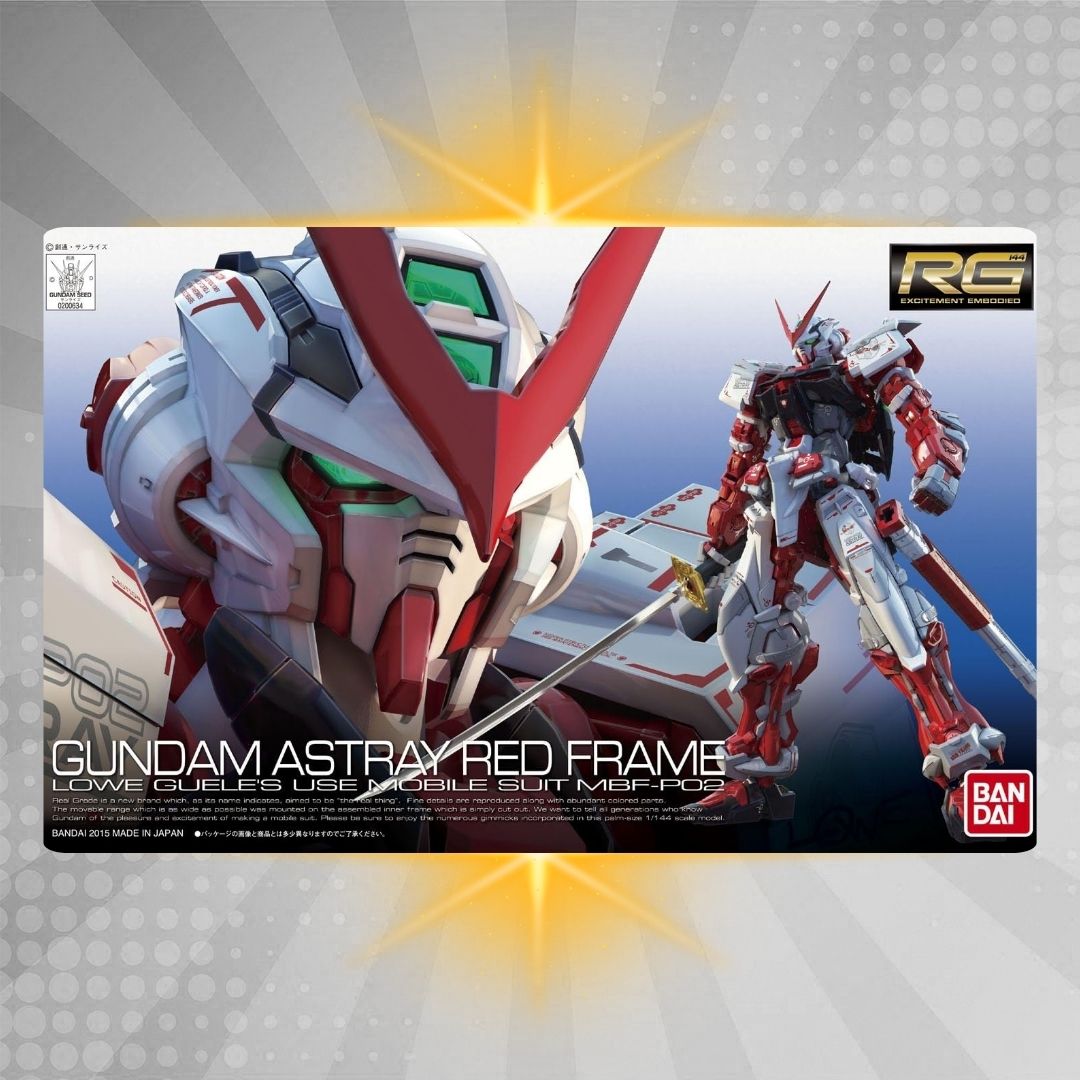 BANDAI Hobby RG 1/144 MBF-P02 Gundam Astray Red Frame RG