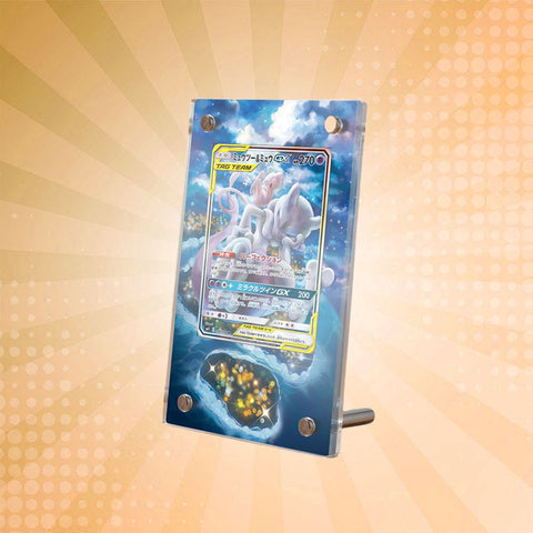 Mewtwo & Mew GX SM191 Pokémon Extended Artwork Protective Card Display Case