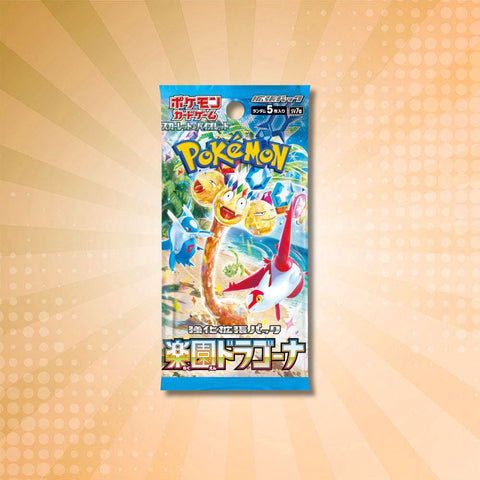 Japanese Pokémon: Paradise Dragona Booster Box (30 Packs)