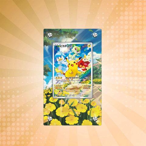 Pikachu (027) Pokémon Extended Artwork Protective Card Display Case