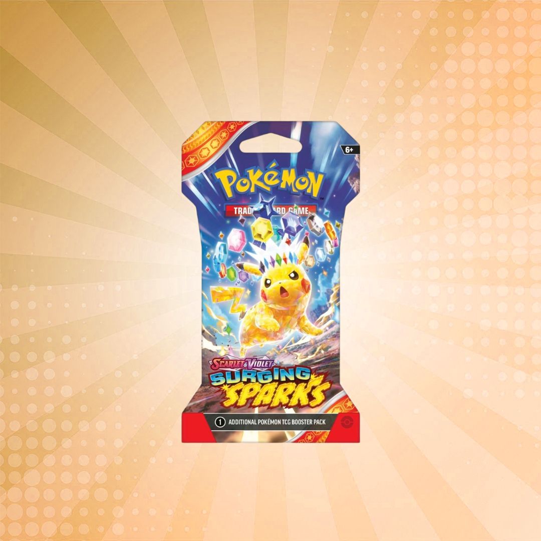 Pokémon TCG: Scarlet & Violet: Surging Sparks Sleeved Booster Pack (10 Cards)