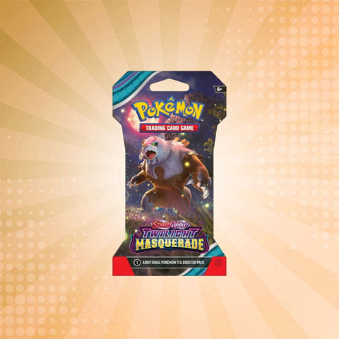 Pokémon TCG: Scarlet & Violet: Twilight Masquerade - Sleeved Booster Pack (10 Cards)