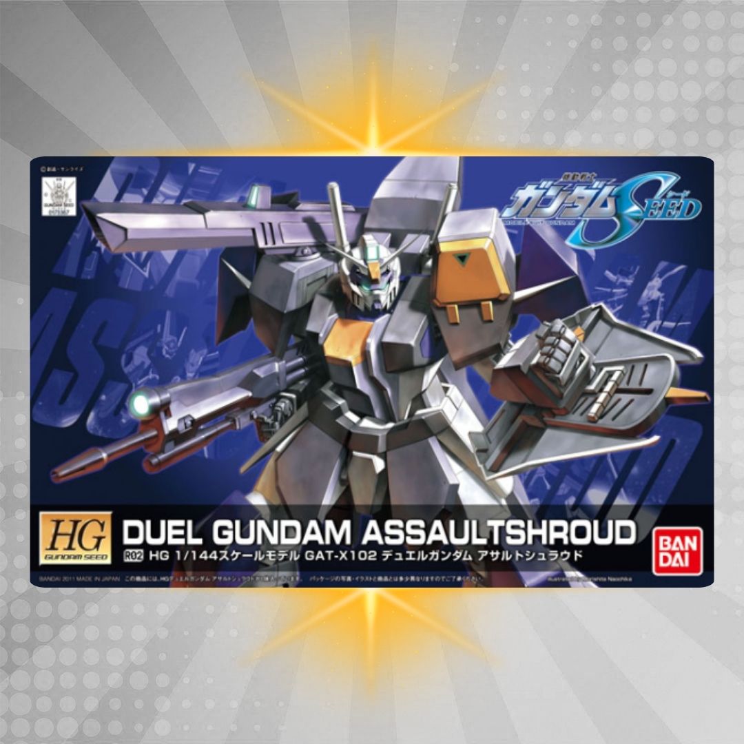 BANDAI Hobby HG 1/144 R02 Duel Gundam Assault Shroud