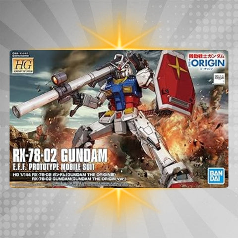 BANDAI Hobby HG 1/144 RX-78-02 GUNDAM (GUNDAM THE ORIGIN Ver)