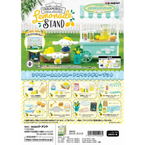 Re-Ment Sanrio Cinnamoroll Lemonade Stand Blind Box