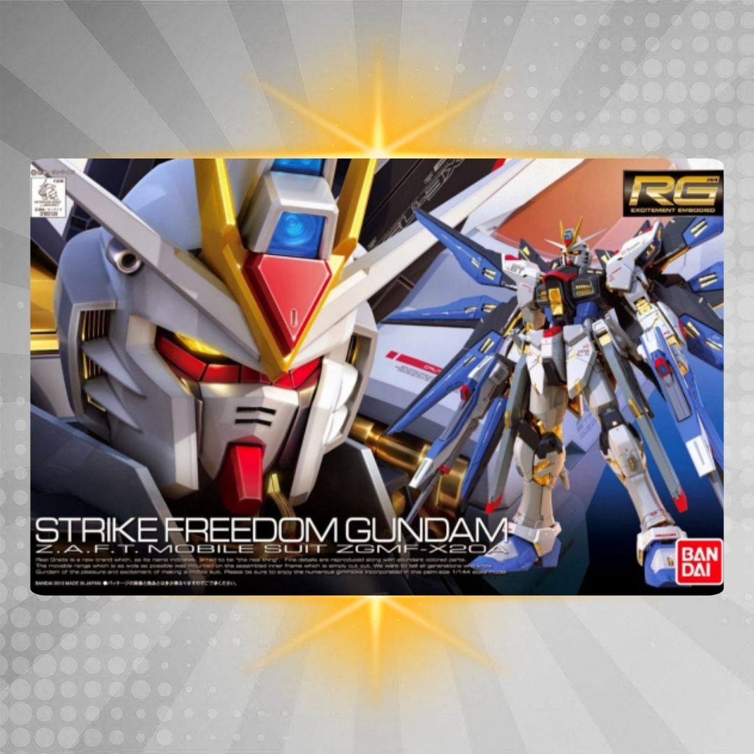 BANDAI Hobby RG 1/144 ZGMF-X20A STRIKE FREEDOM GUNDAM