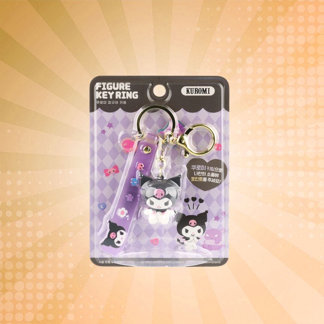 Sanrio Kuromi Figure Keyring