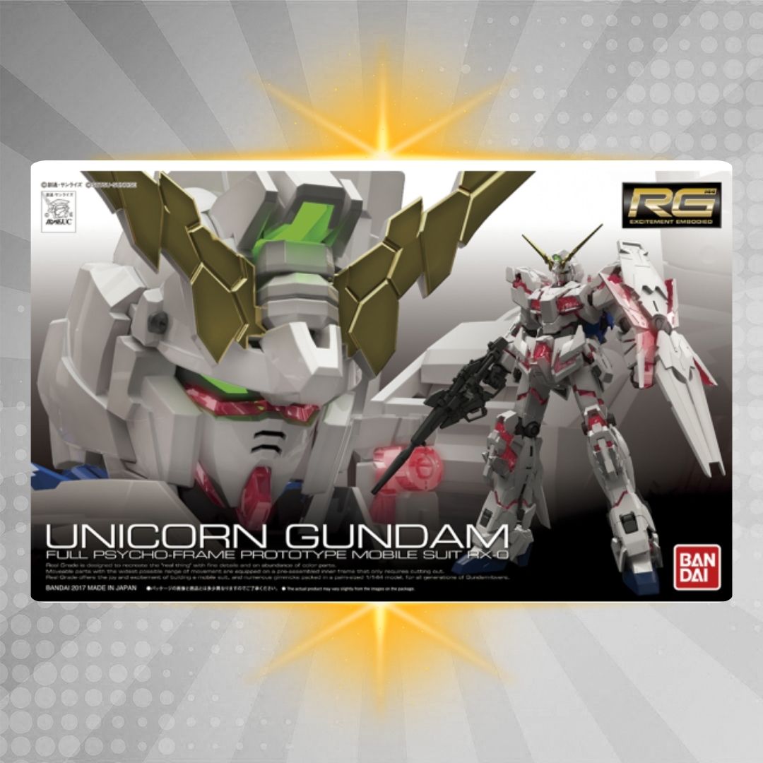 BANDAI Hobby RG 1/144 Unicorn Gundam